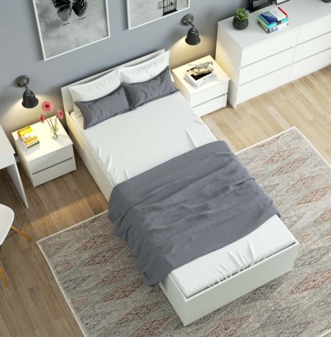 ŁÓŻKO PODNOSZONE CLP 90x200 + STELAŻ BIAŁE