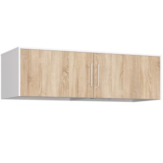 NADSTAWKA DO SZAFY S150 BIAŁA / DĄB SONOMA