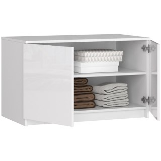 NADSTAWKA DO SZAFY S90 2D 2SZ CLP BIAŁY POŁYSK