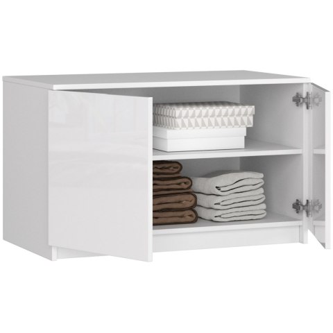 NADSTAWKA DO SZAFY S90 2D 2SZ CLP BIAŁY POŁYSK