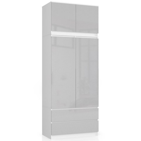 NADSTAWKA DO SZAFY S90 2D 2SZ CLP METALIK POŁYSK