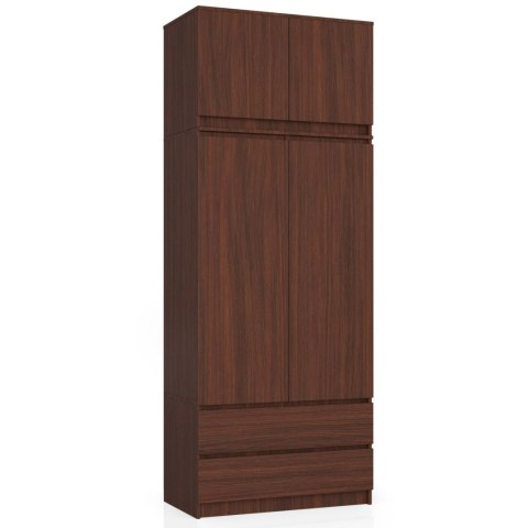 Nadstawka na szafę S 90 cm - wenge - 2 drzwi