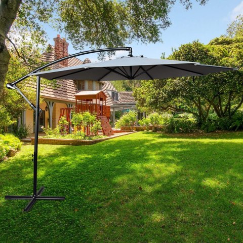 PARASOL OGRODOWY ASTER JASNOSZARY