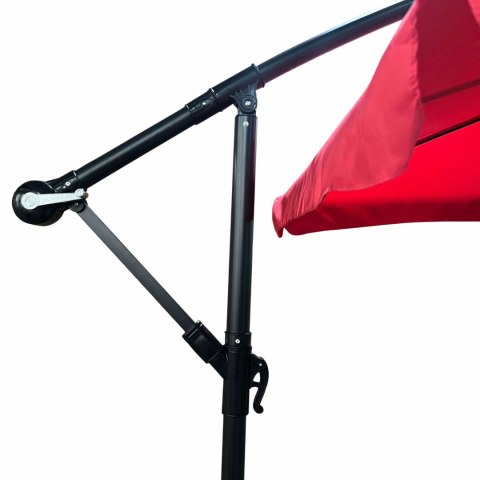 PARASOL OGRODOWY CYNIA CZERWONY