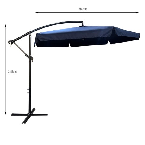 PARASOL OGRODOWY CYNIA GRANATOWY