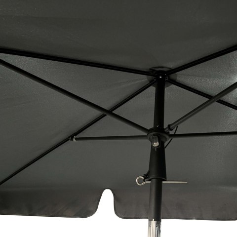 PARASOL OGRODOWY FLOKS CIEMNOSZARY