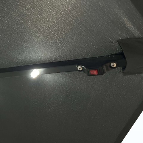 PARASOL OGRODOWY MILIN CIEMNOSZARY