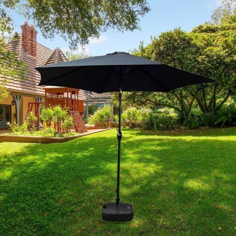 PARASOL OGRODOWY ORIENT CIEMNOSZARY
