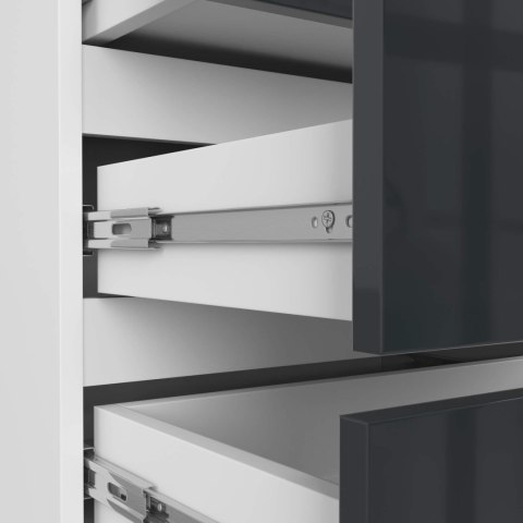 SZAFKA NOCNA CL3 60 cm PK BIAŁA / GRAFIT POŁYSK