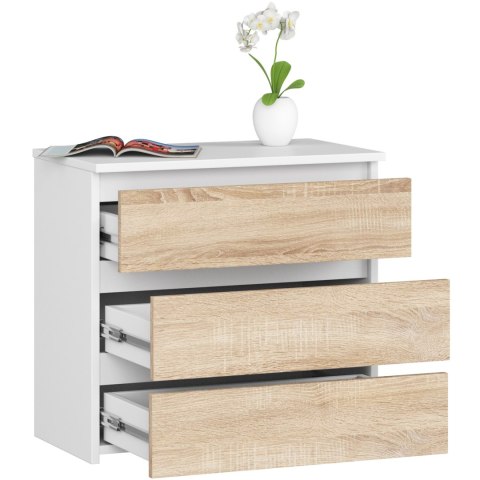 SZAFKA NOCNA CL3 60 cm PK BIAŁA / SONOMA