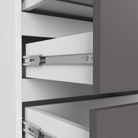 SZAFKA NOCNA CL3 60 cm PK BIAŁA / SZARY