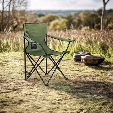 2x Krzesło turystyczne ANTER składane Zielone