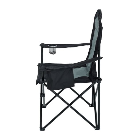 Fotel turystyczny FOTYN składany Czarno - Szary