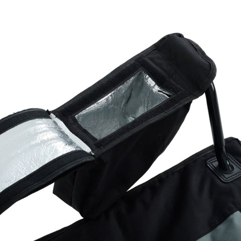 Fotel turystyczny FOTYN składany Czarno - Szary