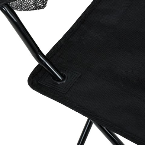 Krzesło turystyczne ANTER składane Czarne
