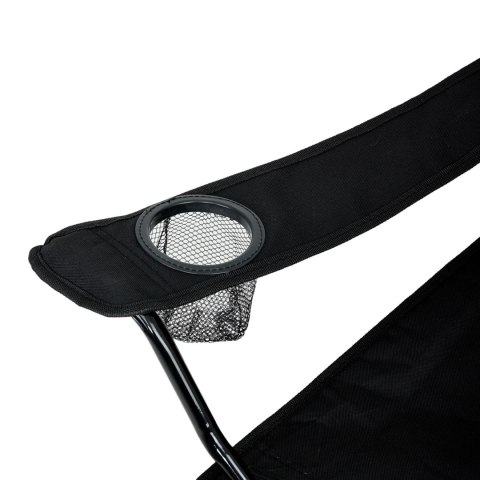 Krzesło turystyczne ANTER składane Czarne