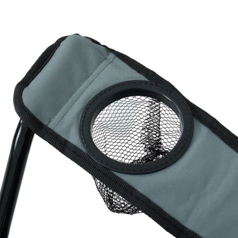 Krzesło turystyczne ANTER składane Szare