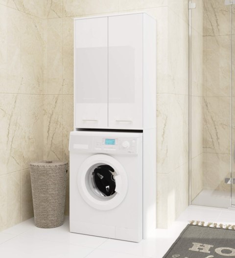 ŁAZIENKA FIN 180 SŁUPEK PRALKA PEŁNE 2D - BIAŁY / BIAŁY POŁYSK