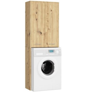 ŁAZIENKA FIN 180 SŁUPEK PRALKA PEŁNE 2D - DĄB ARTISAN