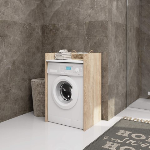 OSKRZYNIA PRALKI FIN DĄB SONOMA / BIAŁA