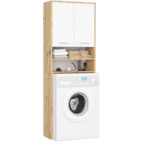 REGAŁ ŁAZIENKA FIN SŁUPEK 2D PRALKA ARTISAN - BIAŁY