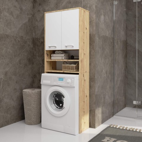 REGAŁ ŁAZIENKA FIN SŁUPEK 2D PRALKA ARTISAN - BIAŁY