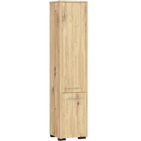 SŁUPEK REGAŁ ŁAZIENKOWY FIN 2 DRZWI DĄB ARTISAN