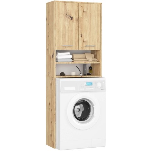 SŁUPEK REGAŁ ŁAZIENKOWY FIN NAD PRALKĘ DĄB ARTISAN