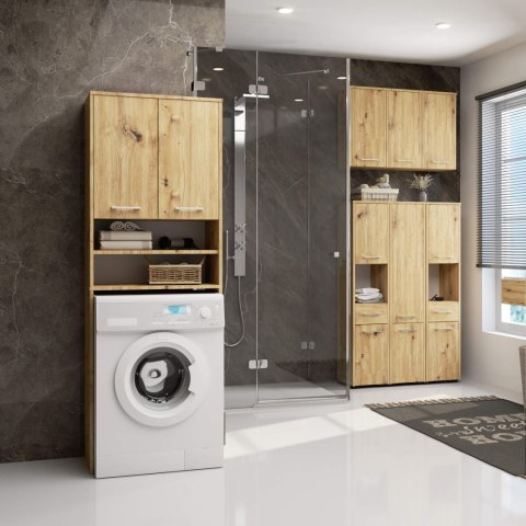 SŁUPEK REGAŁ ŁAZIENKOWY FIN NAD PRALKĘ DĄB ARTISAN