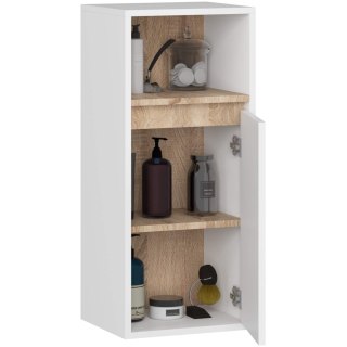 SZAFKA ŁAZIENKOWA WISZĄCA VAMI W35 1D 1W BIAŁA / DĄB SONOMA