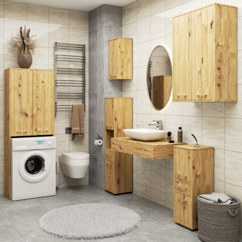 SZAFKA WISZĄCA FIN H934 W64 2D 1P DĄB ARTISAN