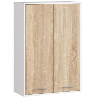 SZAFKA WISZĄCA FIN H934 W64 2D BIAŁA/DĄB SONOMA