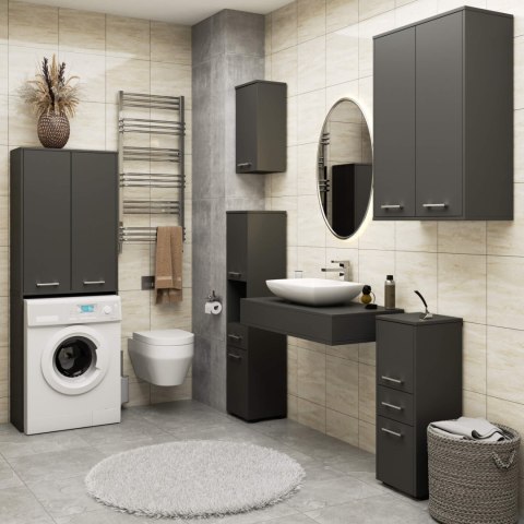 SZAFKA WISZĄCA FIN H934 W64 2D GRAFIT SZARY