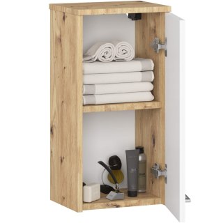 SZAFKA WISZĄCA ŁAZIENKA FIN W30 1D DĄB ARTISAN / BIAŁA
