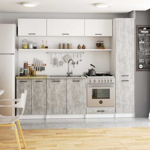 Szafka OLIWIA S40/205 BIAŁA / BETON