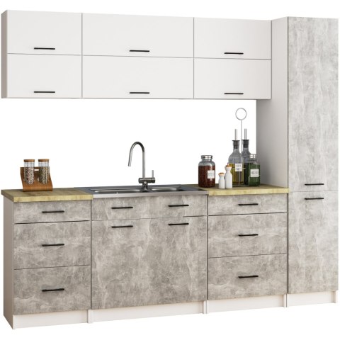 Szafka OLIWIA S40/205 BIAŁA / BETON