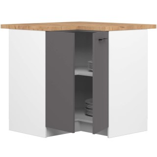 Szafka OLIWIA S90/90 + BLAT BIAŁA / SZARA