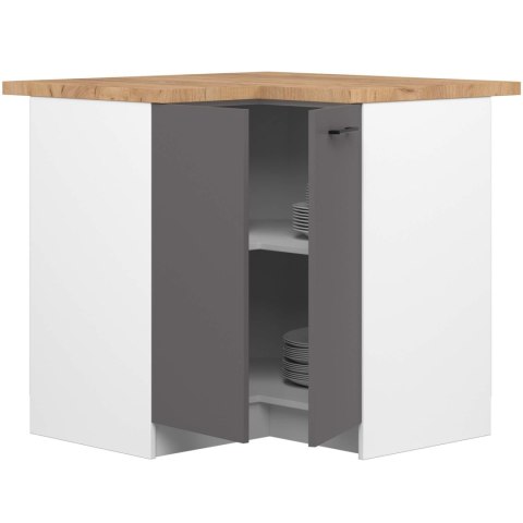 Szafka OLIWIA S90/90 + BLAT BIAŁA / SZARA