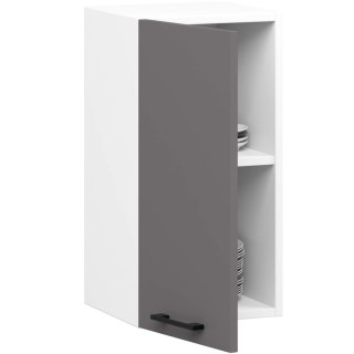 Szafka OLIWIA W30 H580 BIAŁA / GRAFIT SZARY