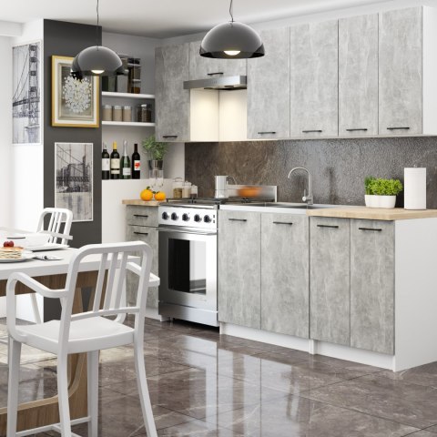 Szafka OLIWIA W30 H720 BIAŁA / BETON