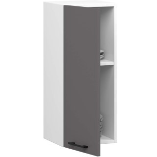 Szafka OLIWIA W30 H720 BIAŁA / GRAFIT SZARY