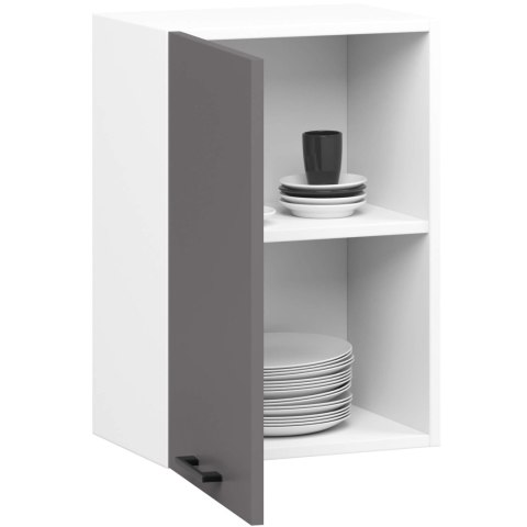 Szafka OLIWIA W40 H580 BIAŁA / GRAFIT SZARY