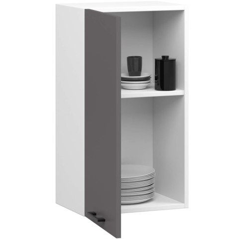 Szafka OLIWIA W40 H720 BIAŁA / GRAFIT SZARY