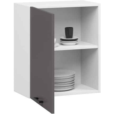 Szafka OLIWIA W50 H580 BIAŁA / GRAFIT SZARY