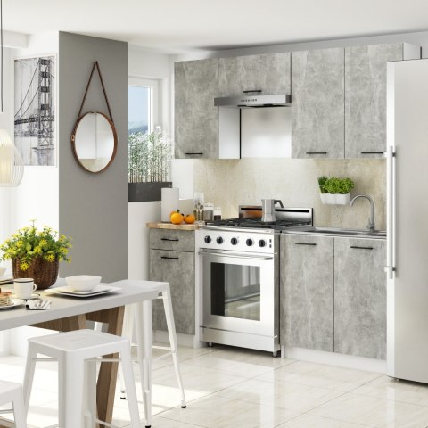 Szafka OLIWIA W60 H720 BIAŁA / BETON