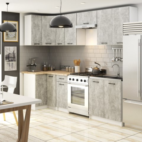 Szafka OLIWIA W60 H720 BIAŁA / BETON