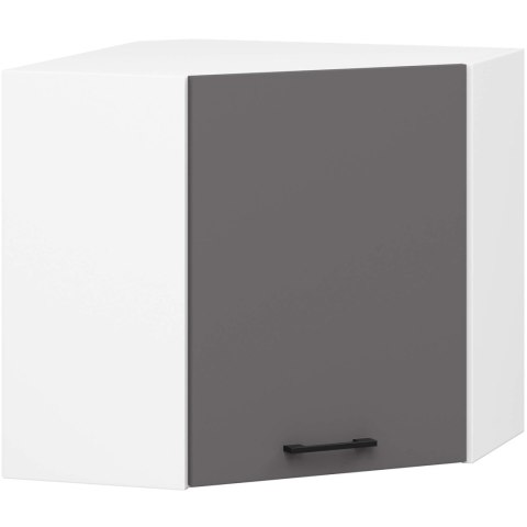 Szafka OLIWIA W60/60N H580 BIAŁA / GRAFIT SZARY