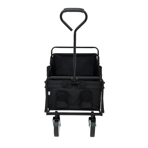 Wózek turystyczny transportowy TYRS składany 145L Czarny