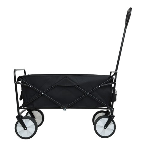 Wózek turystyczny transportowy TYRS składany 145L Czarny