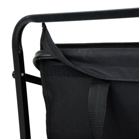 Wózek turystyczny transportowy TYRS składany 145L Czarny